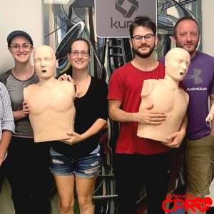 CPR certification training with mannequins in Clearwater. Learn life-saving skills from certified instr.